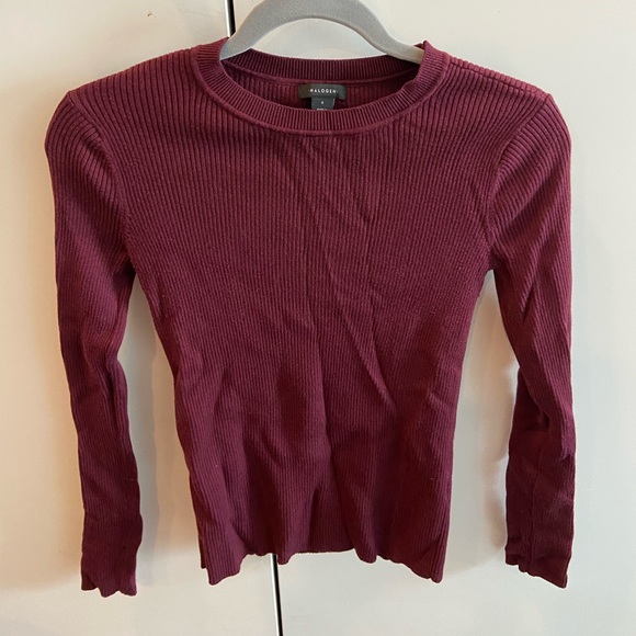 Burgundy Sweater: Halogen by NORSTROM - Picture 1 of 4